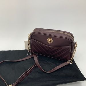 Zara Uterque leather shoulder bag